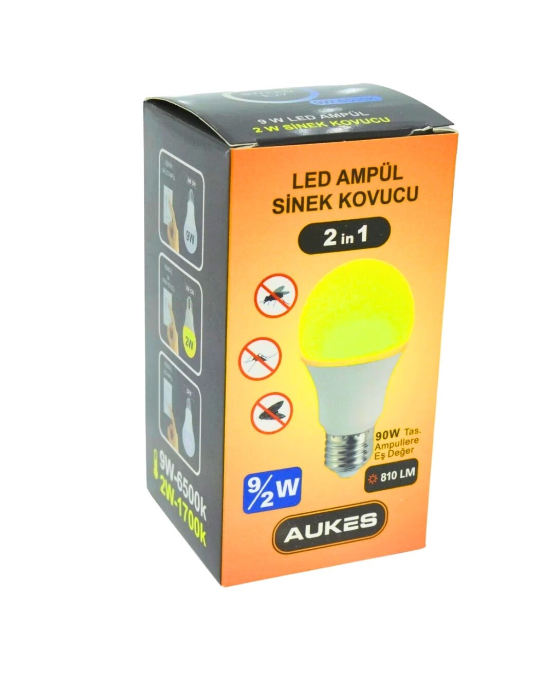 Aukes 9W Sinek Kovucu Led Ampul