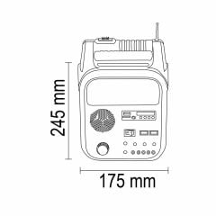 Forlife FL-3275 120W Solar Işıldak Paketi