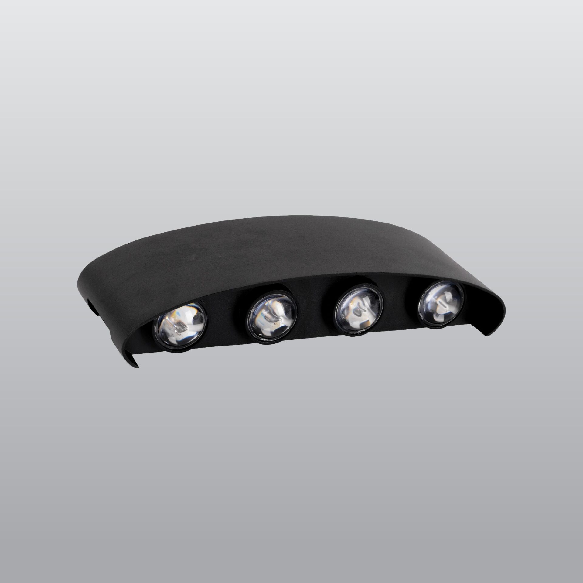 ACK AH07-07301 8W 3000K Günışığı Çift Taraflı Siyah Dekoratif LED Duvar Apliği