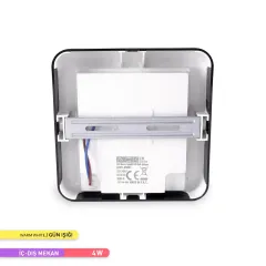 ACK AH07-05001 4W 3000K Günışığı Siyah Kasa LED Duvar Apliği