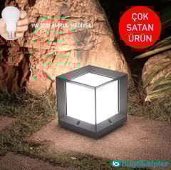 Büyükalpler Küp Bahçe Armatürü IP54 E-27