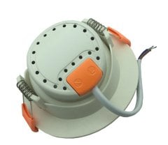 ACK AD01-00500 5w 3000K(Günışığı) Beyaz Kasa Yuvarlak Cob Led Spot