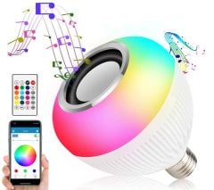WJ-L2 LED Müzik Ampul Bluetooth 12W E27 Duy