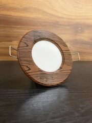 Nisaluce 5w Ceviz Kasa Sıva Altı Led Downlight 6500K Beyaz Işık