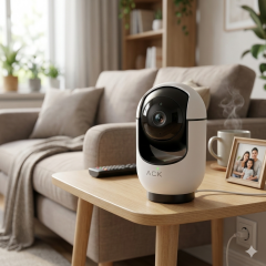 ACK AK01-00101 2MP 1080P Akıllı İç Mekan Wi-Fi IP Kamera Hareket Takipli Gece Görüşlü