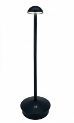 ACK AF11-20041 Dokunmatik Şarjlı Metal Masa Lambası Siyah
