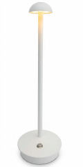 ACK AF11-20042 Dokunmatik Şarjlı Metal Masa Lambası Mat Beyaz