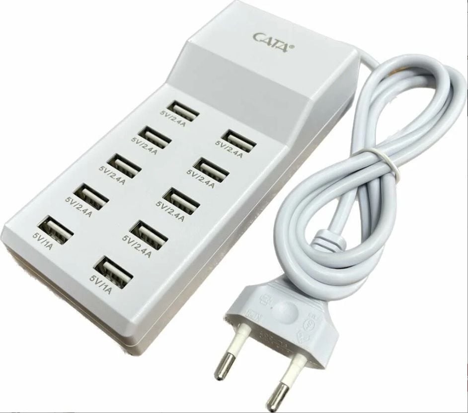 Cata CT-2554 5W 10xUSB Şarj Aleti