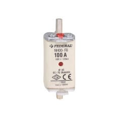 Federal 9CB-BG000-0100 NH00 100a Sigorta Buşonu 120kA 500Vac