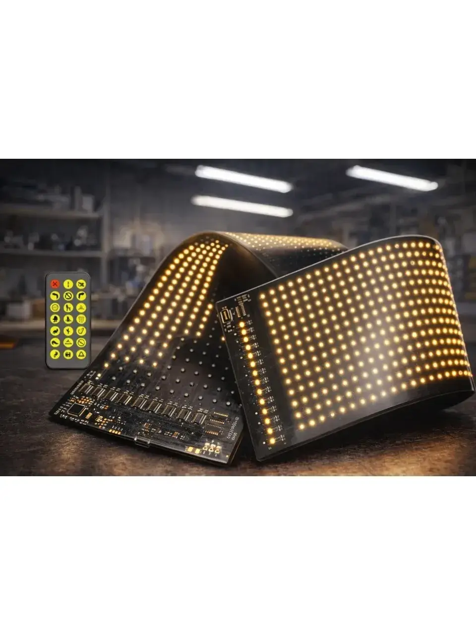 Cata CT-4568 Akıllı RGB Led Matrix Panel Bluetooth Uygulama Kontrollü Esnek Dijital Tabela