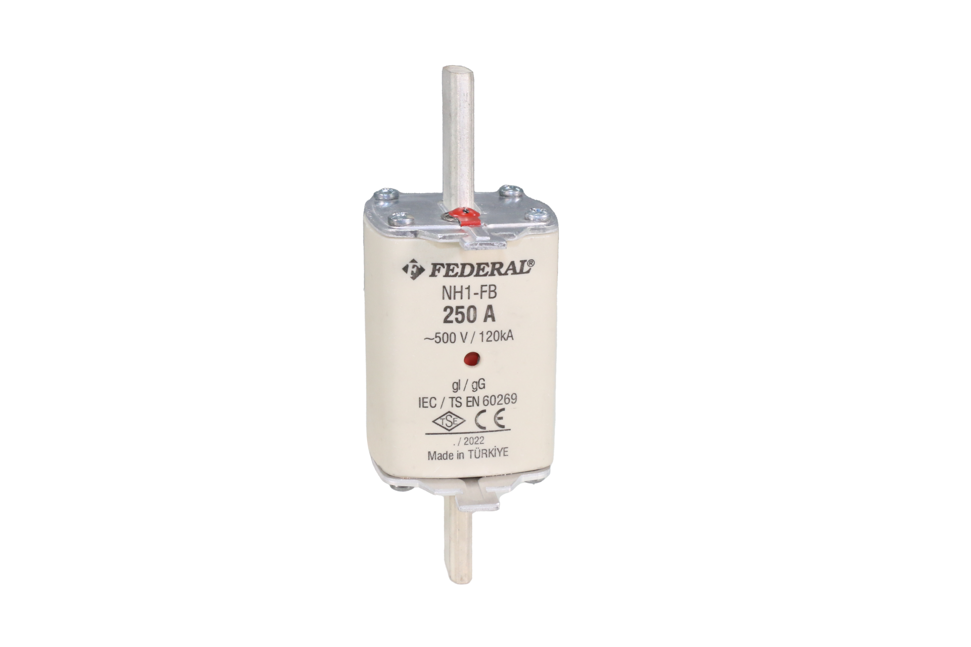 Federal 9CD-BG000-0200 NH00 200a Sigorta Buşonu 120kA 500Vac