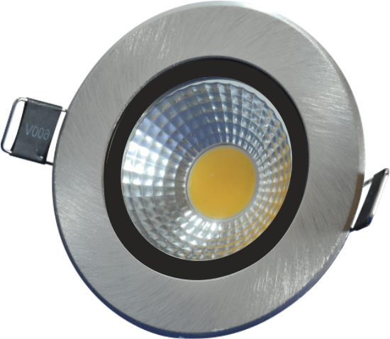 Helios HS 1201 5W LED Dekoratif Spot Saten Kasa 6500K Beyaz Işık