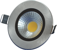 Helios HS 1201 5W LED Dekoratif Spot Saten Kasa 6500K Beyaz Işık