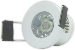 Helios Opto HS 1207 1 Watt Sıva Altı Yuvarlak Mobil Spot Beyaz Kasa Günışığı