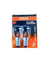 Osram Ledvance SPC.T26/57 25W E14 Isıya Dayanıklı (300°C) Şeffaf Fırın Ampulü