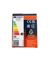 Osram Ledvance SPC.T26/57 25W E14 Isıya Dayanıklı (300°C) Şeffaf Fırın Ampulü