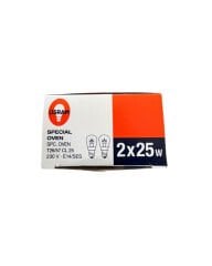 Osram Ledvance SPC.T26/57 25W E14 Isıya Dayanıklı (300°C) Şeffaf Fırın Ampulü