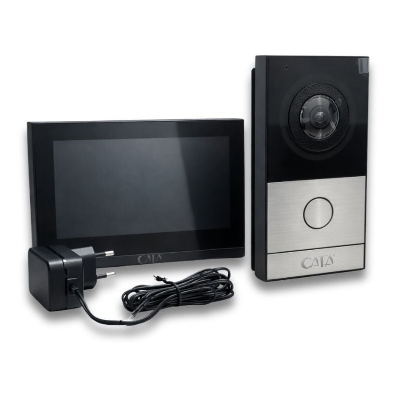 Cata CT-4030 Akıllı Villa Set - 7 İnç HD Dokunmatik Ekran ve Otomatik Hareket Kaydetme Özellikli