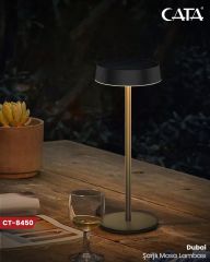 Cata CT-8450 2W Dubai Solar Enerjili Usb Şarjlı Masa Lambası