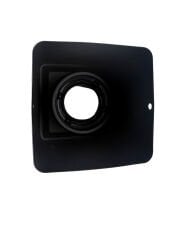 Şavk 720154 Sıva Üstü Kare Spot Kasası GU10 Duy Mat Siyah Gövde