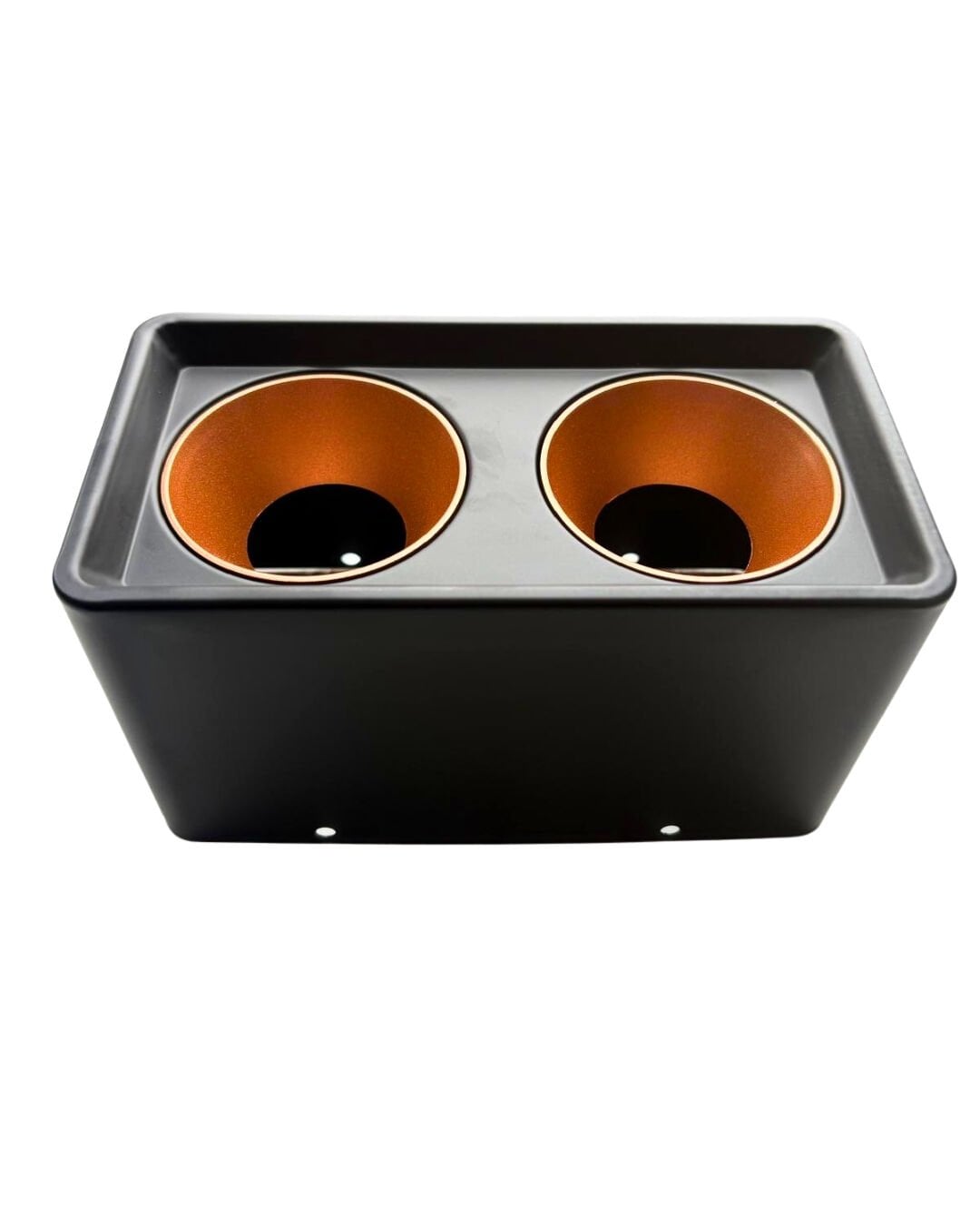 Şavk 720160 Sıva Üstü İkili Kare Spot Kasası Siyah Gövde Mat Bronz Reflektör