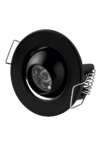 Cata CT-5268 1.5W Siyah Kasa 3200K Günışığı Hareketli Ufo Spot