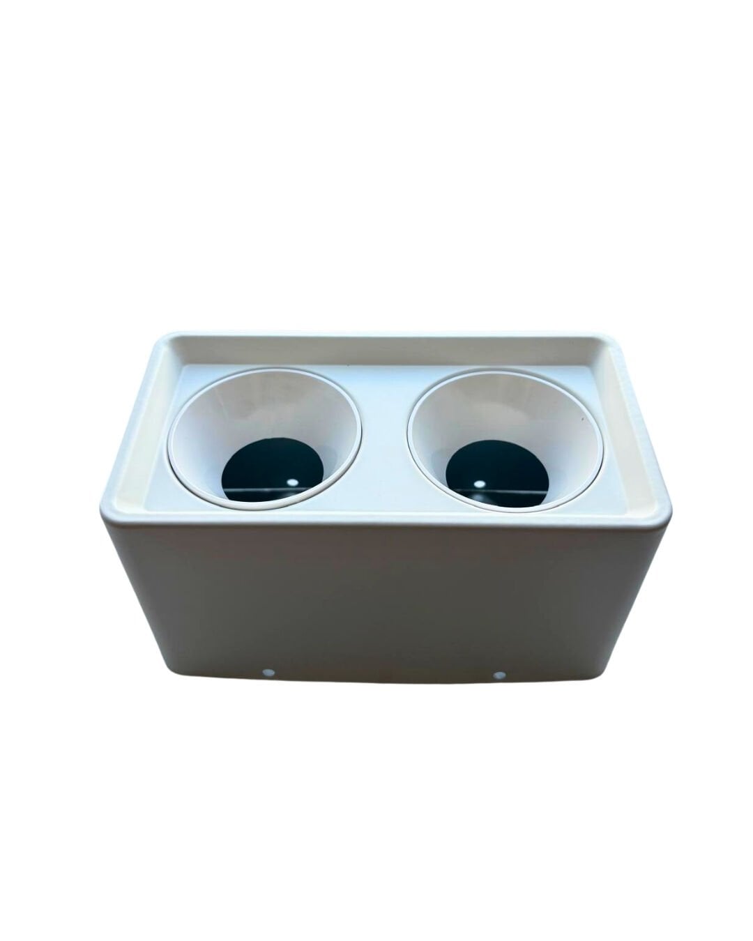 Şavk 720159 Sıva Üstü İkili Kare Spot Kasası GU10 Duy Beyaz Gövde