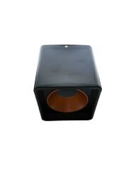 Şavk 720156 Sıva Üstü Kare Spot Kasası GU10 Duy Siyah Gövde Bronz Reflektör