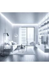 Cata CT-4495 220V 10 Çip Beyaz Şerit LED 100 Metre Yapışkanlı İç/Dış Mekan