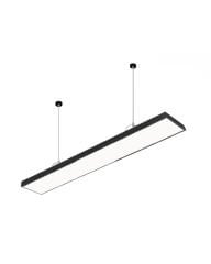 Horoz Fortis-40 Siyah Kasa 40 Watt Linear Armatür 3000K Günışığı 118cm