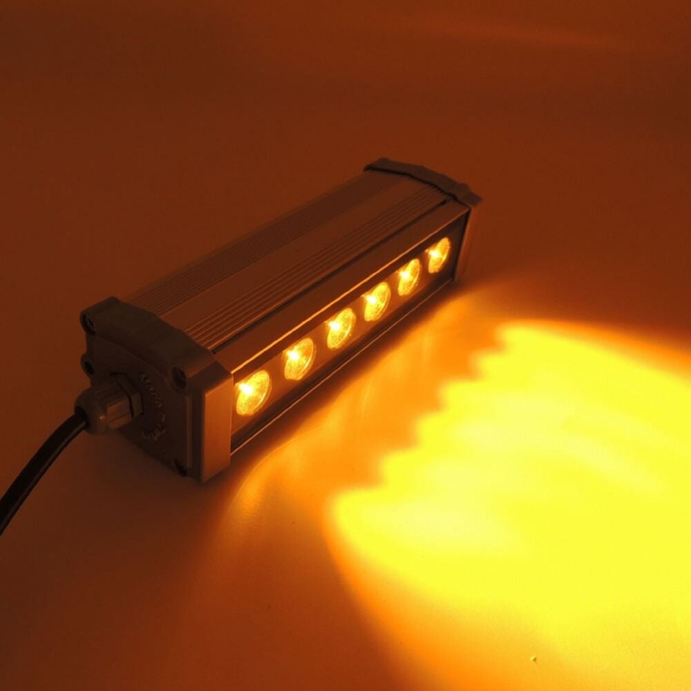 Sunlight Amber 6W LED Wallwasher 20 CM Duvar Boyama Armatürü 220V IP65 Su Geçirmez