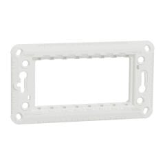 Schneider Unica NU7104P Plastik Montaj Plakası 4 Modül