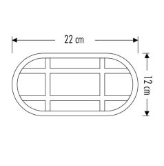 Cata CT-7089 15 Watt  Kos Led Armatür Siyah Kasa Plastik