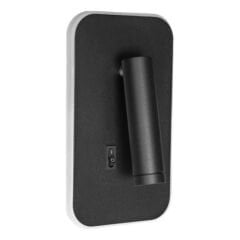 Econa ECN-2903 12 Watt Dekoratif LED Aplik Siyah Kasa Oynar Başlıklı 3000K Günışığı