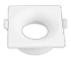 Helios HS-1463 Tekli Kare Dekoratif Spot Kasası Beyaz Kasa GU10