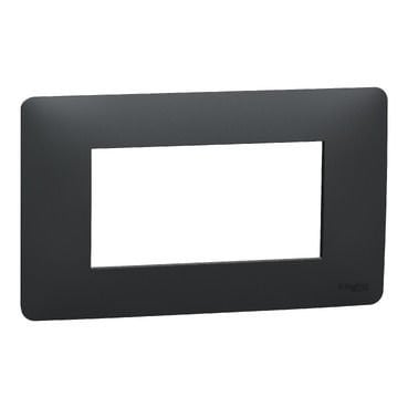 Schneider Unica NU210454 Studio Çerçeve 4 Modül Antrasit