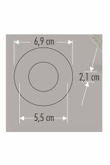 Cata CT-5209 Neptün 2W Cob Ledli Mobil Spot 3200K Günışığı