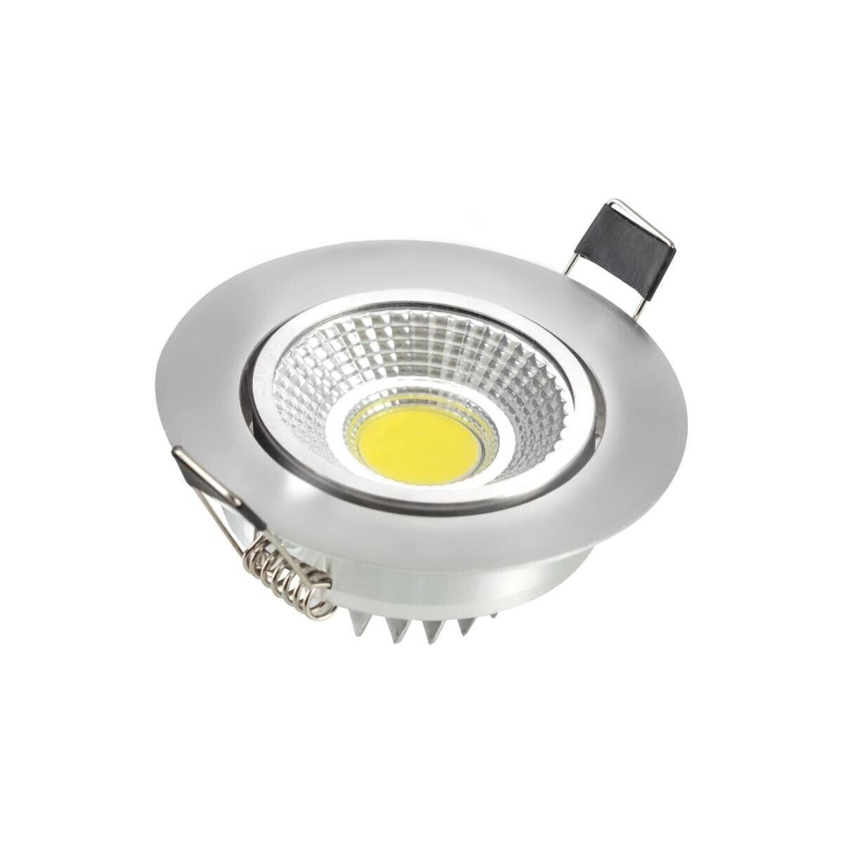 ZMR 5W COB LED Panel Spot Armatür Krom Kasa 6500K Beyaz Işık