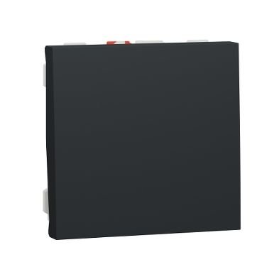 Schneider Unica NU320654 Liht Buton 2 Modül Antrasit
