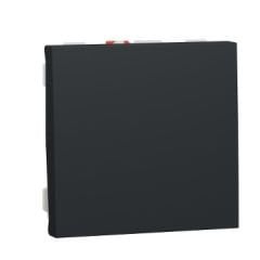 Schneider Unica NU320654 Liht Buton 2 Modül Antrasit