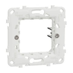 Schneider Unica NU7002PG Plastik Montaj Plakası Tırnaklı Tekli