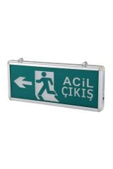 Cata CT-9179 Acil 3 Watt Exit Çıkış Armatürü Ledli 3 Saat Akülü (Sağ-Sol)