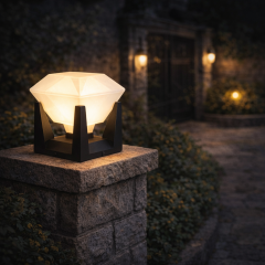 Cata CT-7025 Sicilya Set Üstü Bahçe Armatürü  E27 Duy Siyah