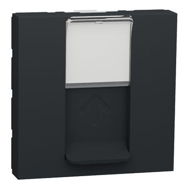 Schneider Unica NU946154 Rj45 Boş Kapak Üniversal 1 Modül Antrasit