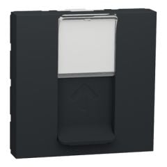 Schneider Unica NU946154 Rj45 Boş Kapak Üniversal 1 Modül Antrasit