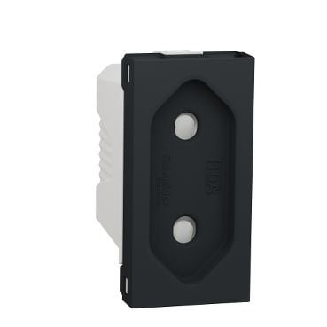 Schneider Unica NU303154 European Priz 1 Modül Antrasit