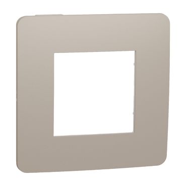 Schneider Unica NU280226 Studio Color Tekli Çerçeve Kahve Beyaz