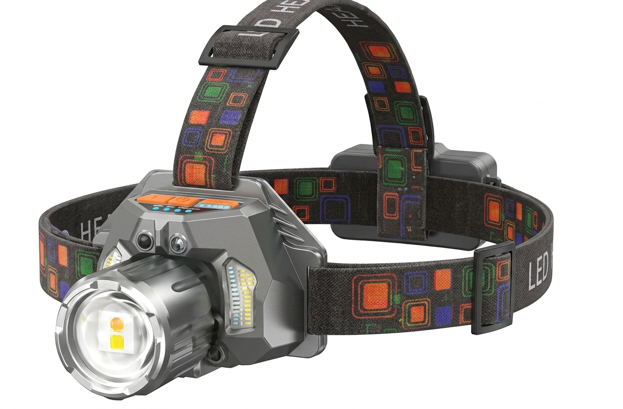 YCL YEF-0010 20W Şarj Edilebilir Sensörlü Kafa Lambası