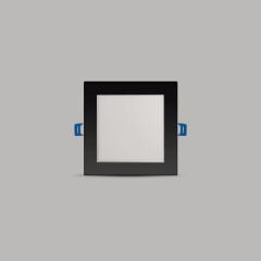 YCL Yücel ALP 3212 12 Watt Sıva Altı Kare Led Panel Beyaz Işık Siyah Kasa
