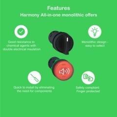 Schneider Electric Harmony XB7 Kırmızı Işıklı Buton 230V LED 1 NA XB7NW34M1